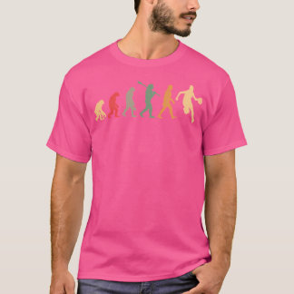 Camiseta Vintage de la Evolución del Baloncesto