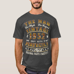 Camiseta Vintage de la leyenda del mito del hombre 1952 70º