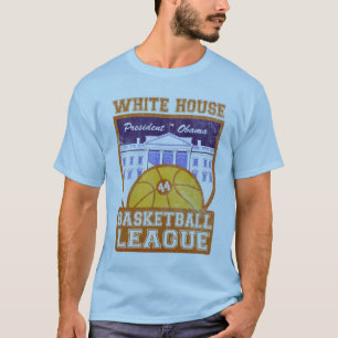 Camiseta Vintage de la liga de baloncesto de la Casa Blanca