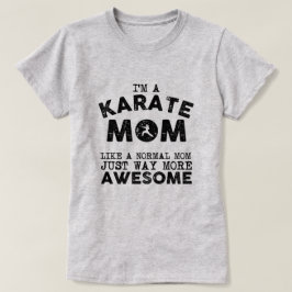 Camiseta Vintage de la mamá del karate (negro)