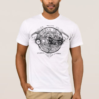 Camiseta Vintage de la milicia de Moto