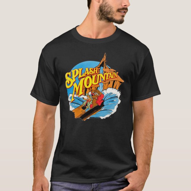 Camiseta Vintage de la montaña Splash (Anverso)