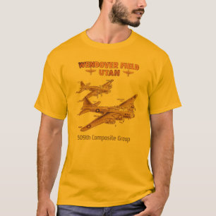 Camiseta Vintage de la Segunda Guerra Mundial de la Fuerza