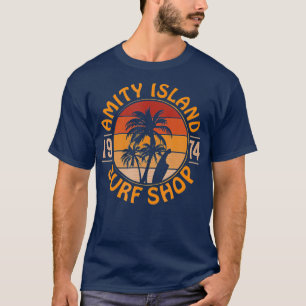 Camiseta Vintage de la tienda de surf de la isla de la Amis