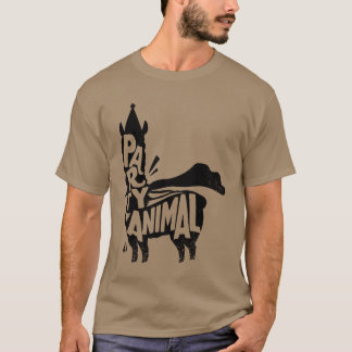 Camiseta vintage de Llama Party Animal