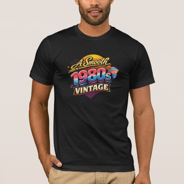 Camiseta Vintage de los 80s Suave (Anverso)