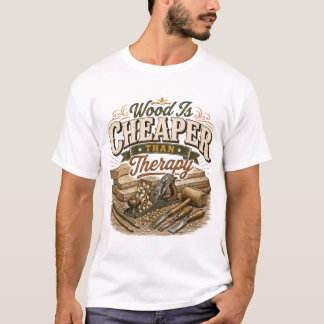 Camiseta Vintage De Madera Es Más Barata Que La Te