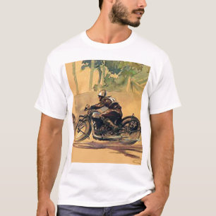 Camiseta vintage de moto