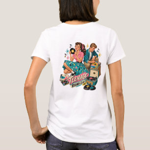 Camiseta vintage de mujer Teenage Record Hop de lo