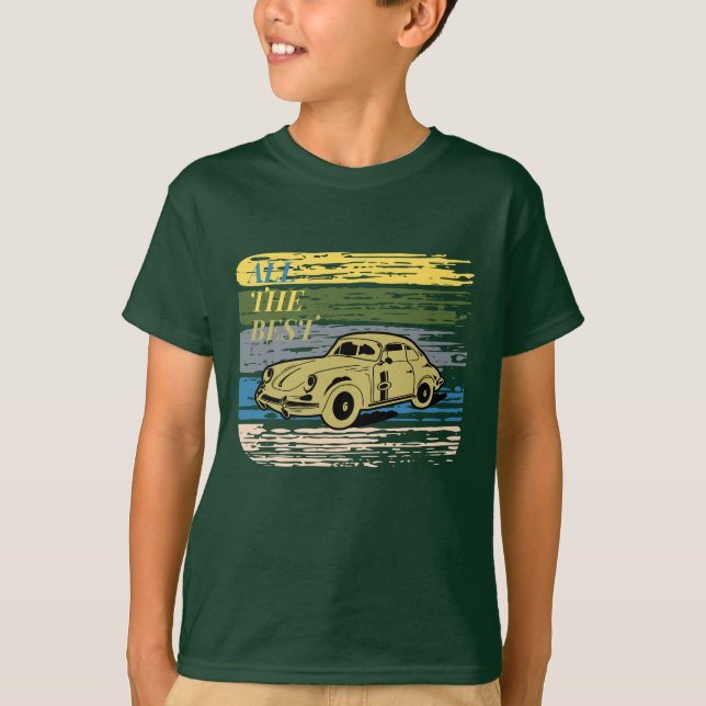 Camiseta Vintage de niños de verano (Anverso)
