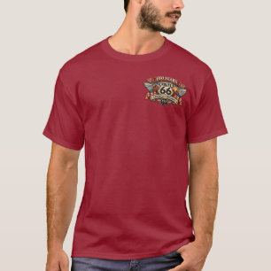 Camiseta Vintage de Oklahoma City Ruta 66 100 Años