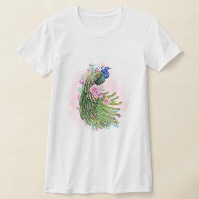 Camiseta vintage de pavo real (Distribución)