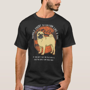 Camiseta Vintage de perro de pug 63