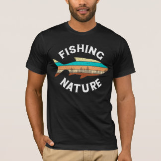 Camiseta Vintage de pesca y naturaleza