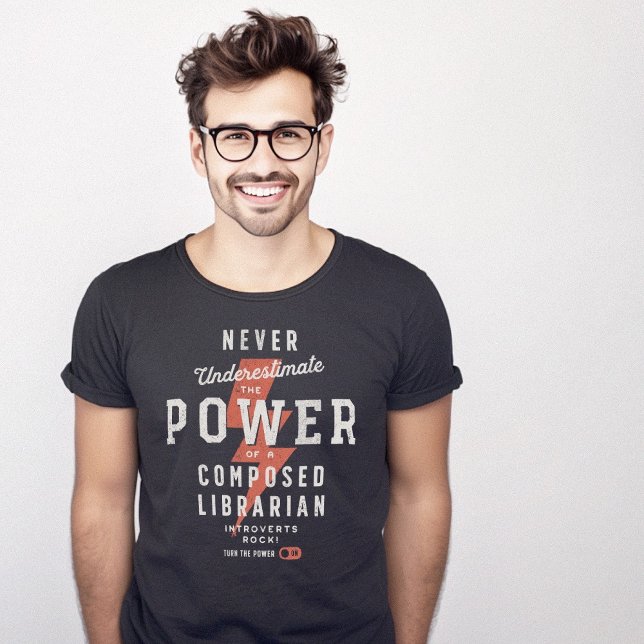 Camiseta Vintage de poder bibliotecario (Librarian Power Vintage T-Shirt)
