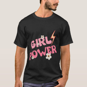 Camiseta Vintage De Poder chica Para Mujeres Fuertes
