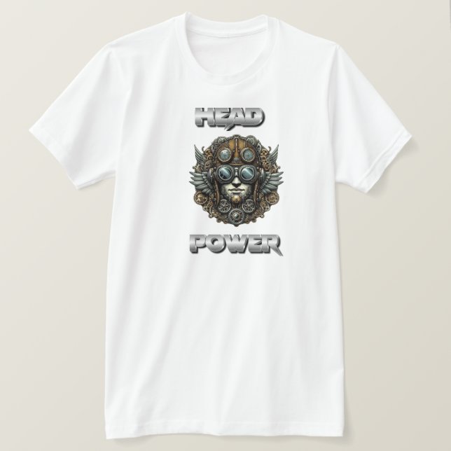 Camiseta vintage de Power Head (Anverso del diseño)