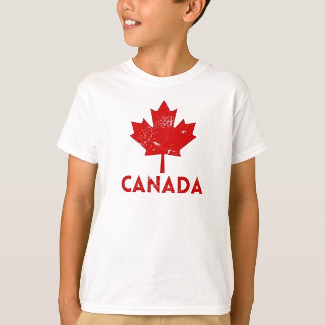 Camiseta Vintage de recuerdo de Canadá (Anverso)
