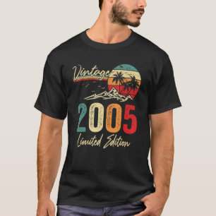 Camiseta Vintage de regalo de 18 años 2005 18º cumpleaños