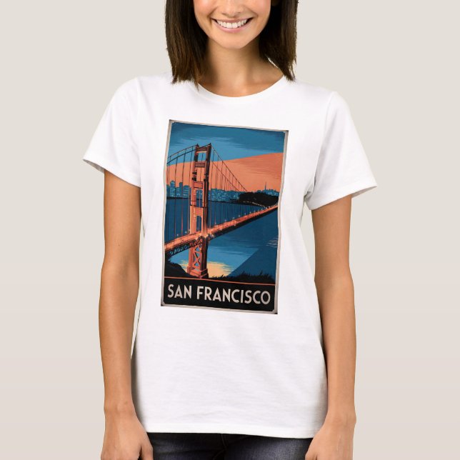 Camiseta Vintage de San Francisco USA (Anverso)