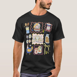 Camiseta Vintage de segunda mano Granny Grandma Core Coquet