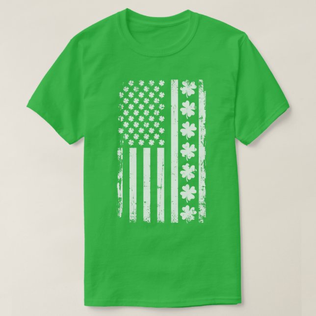 Camiseta Vintage de Shamrock USA (Diseño del anverso)
