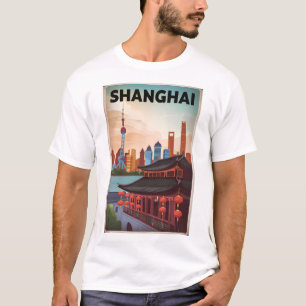 Camiseta Vintage de Shanghai