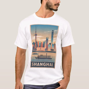Camiseta Vintage de Shanghai