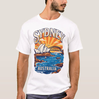 Camiseta vintage de Sydney Australia para hombres