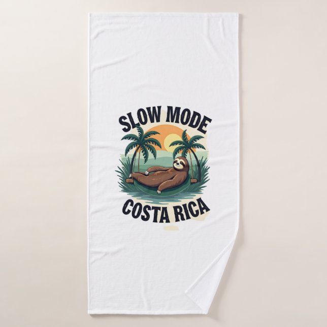 Camiseta Vintage de Vacaciones de Perezoso de Cost (Toalla de baño)