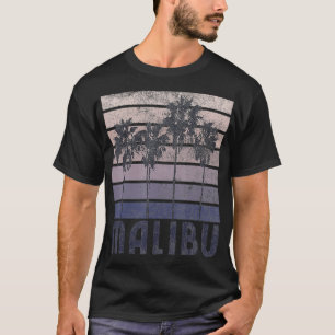 Camiseta Vintage de vacaciones de verano en playa de Malibu