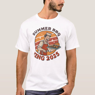 Camiseta Vintage de Verano BBQ Años 50