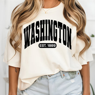 Camiseta Vintage de Washington, Regalo Patriótico 