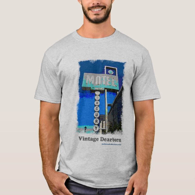 Camiseta Vintage Dearborn: Mercury (Anverso)