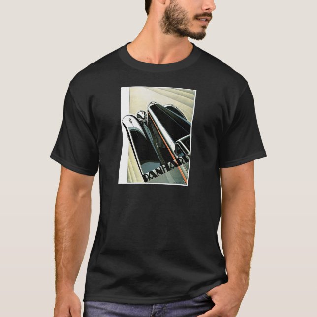 Camiseta Vintage del automóvil de Panhard (Anverso)