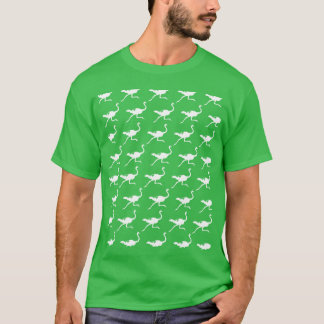 Camiseta Vintage del Bouquet de pájaro en marcha
