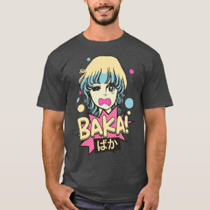 Camiseta Vintage del Chica de estética de Otaku japonés Bak