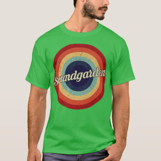 Camiseta Vintage del círculo retro de Soundgarden