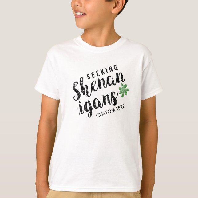 Camiseta Vintage del día de St Patrick divertido de los (Anverso)