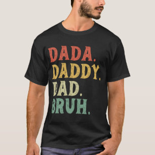 Camiseta Vintage del Día del Padre Men Dada Daddy