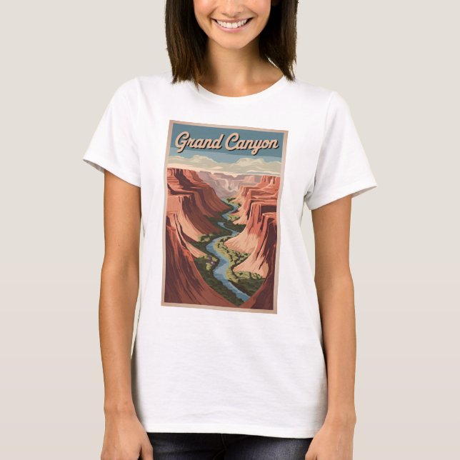 Camiseta Vintage del Gran Cañón (Anverso)