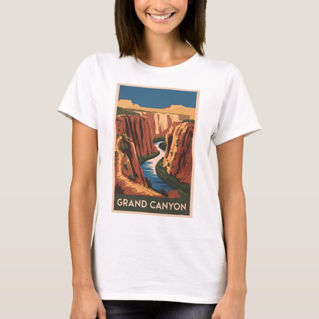 Camiseta Vintage del Gran Cañón (Anverso)