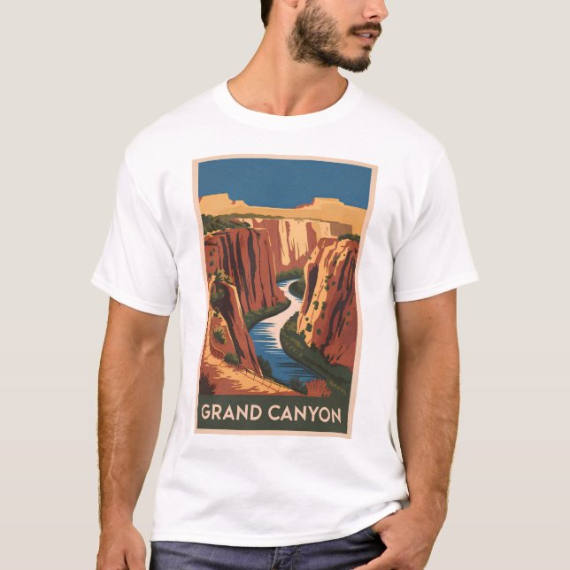 Camiseta Vintage del Gran Cañón (Anverso)