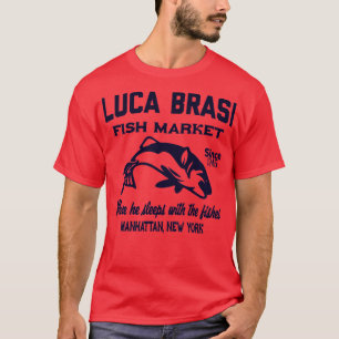 Camiseta Vintage del mercado de pescado de Luca Brasi