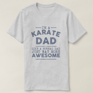 Camiseta Vintage del papá del karate (azul)