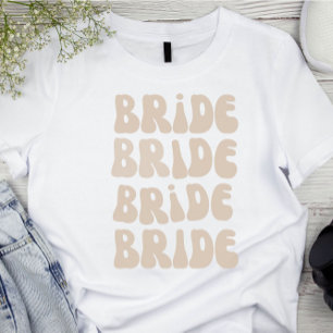 Camiseta Vintage del partido de la bachillerato de la novia
