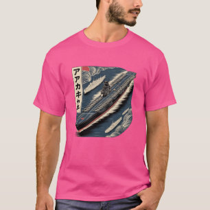 Camiseta vintage del portaaviones japonés Akagi