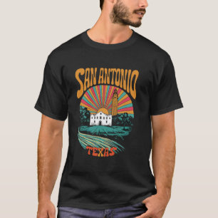 Camiseta Vintage del retro San Antonio Texas City