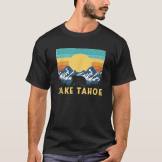 Camiseta Vintage del retro Sunset de Lake Tahoe National Mo