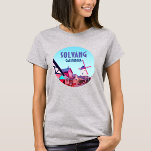 Camiseta Vintage del Solvang Danish Downtown California Vin
